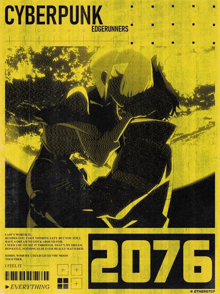 Cyberpunk Edgerunners poster design